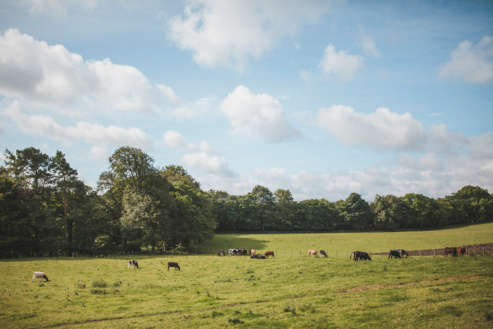 wildflower wedding, locally sourced wedding, sarah jane ethan photography, northumberland weddings