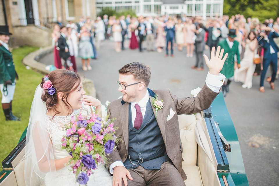 wildflower wedding, locally sourced wedding, sarah jane ethan photography, northumberland weddings