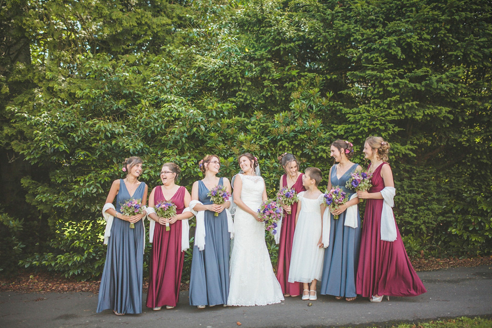 wildflower wedding, locally sourced wedding, sarah jane ethan photography, northumberland weddings