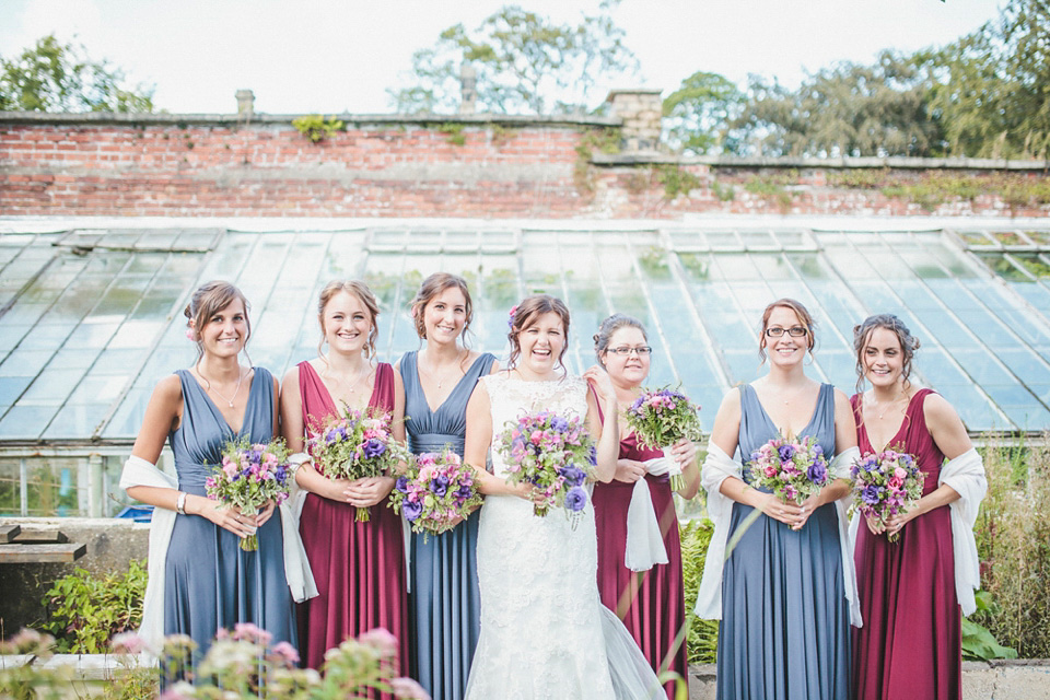 wildflower wedding, locally sourced wedding, sarah jane ethan photography, northumberland weddings