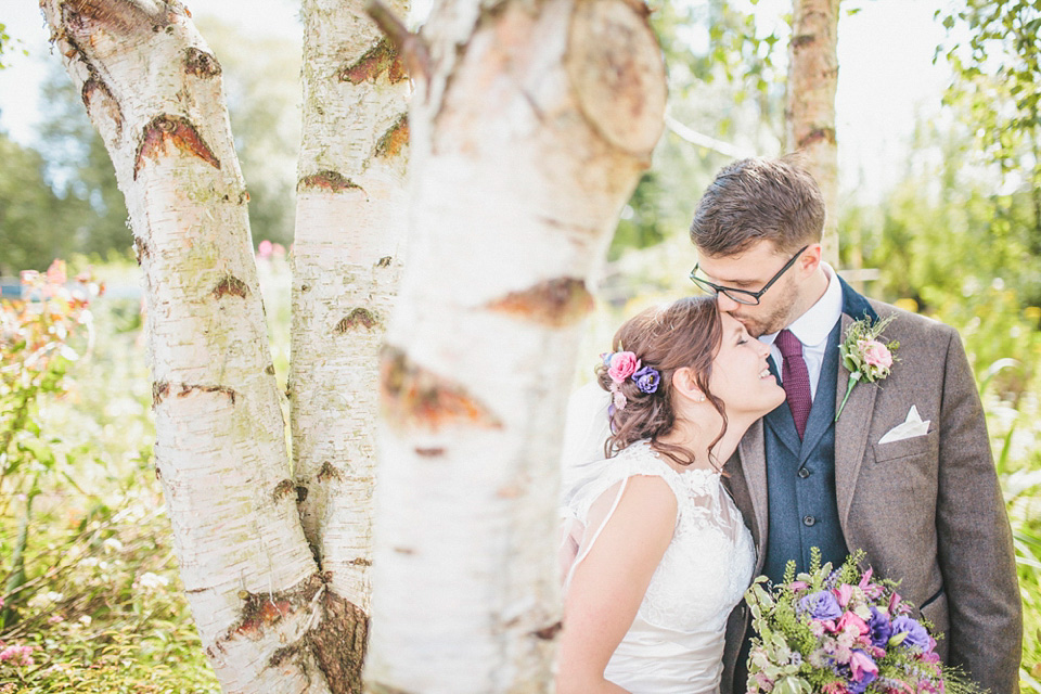 wildflower wedding, locally sourced wedding, sarah jane ethan photography, northumberland weddings