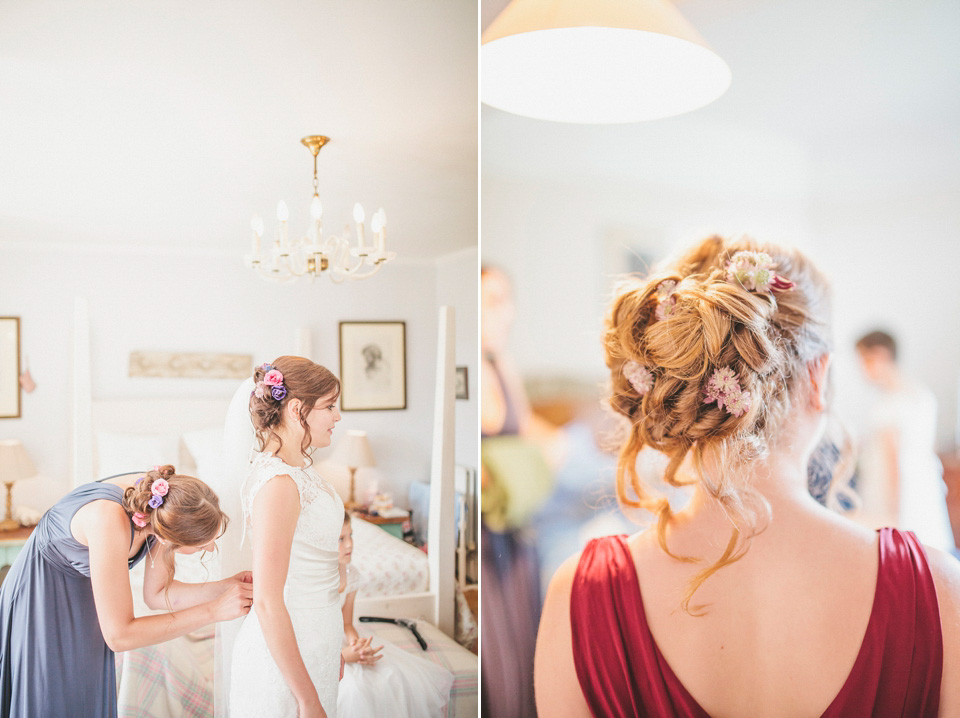 wildflower wedding, locally sourced wedding, sarah jane ethan photography, northumberland weddings