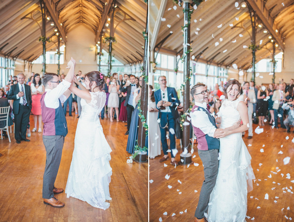 wildflower wedding, locally sourced wedding, sarah jane ethan photography, northumberland weddings