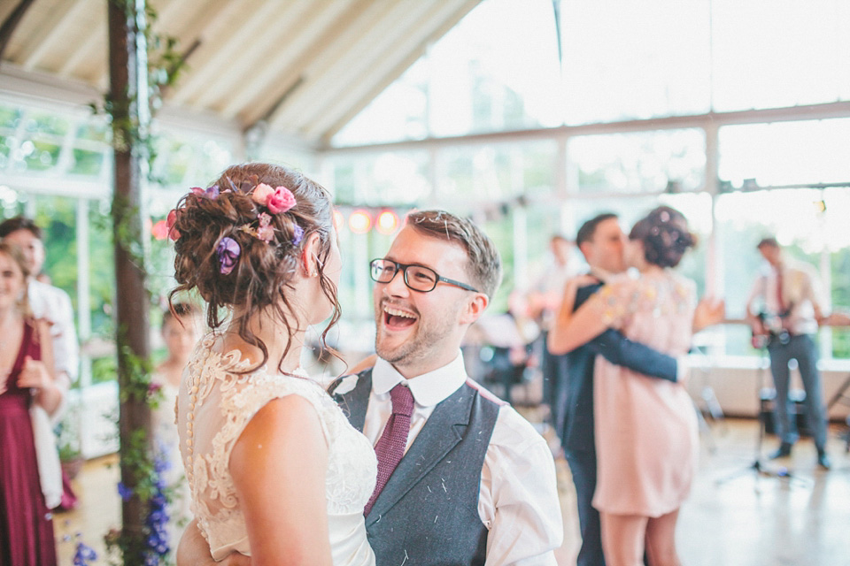 wildflower wedding, locally sourced wedding, sarah jane ethan photography, northumberland weddings