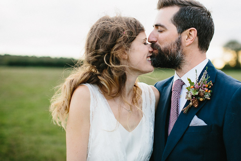 charlie brear wedding dress, godwick  hall norfolk, peach and jo photography, autumn weddings