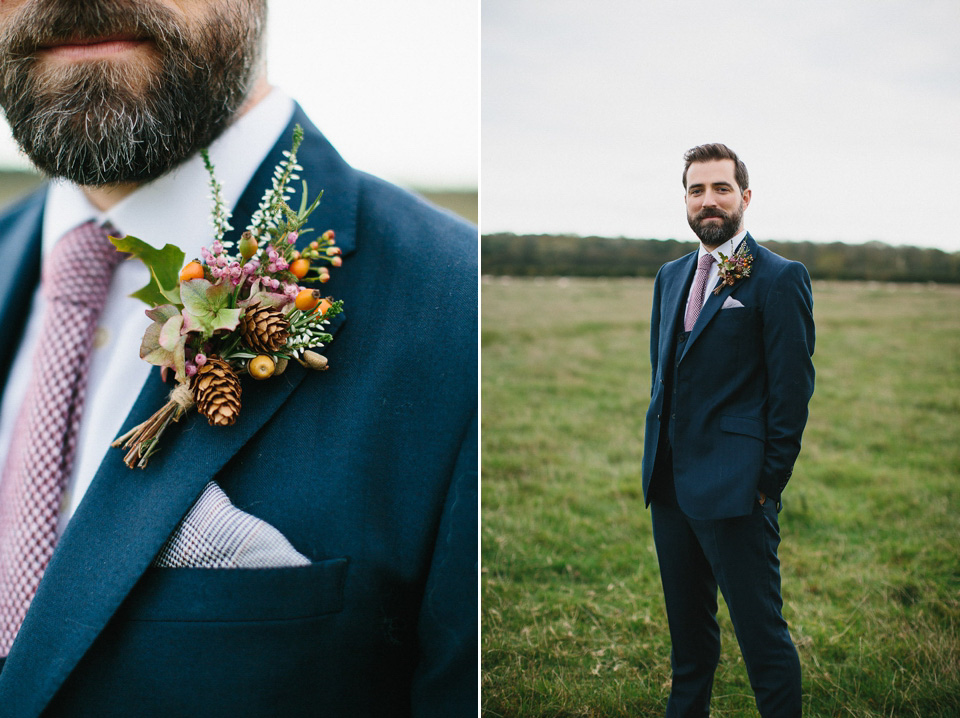 charlie brear wedding dress, godwick  hall norfolk, peach and jo photography, autumn weddings