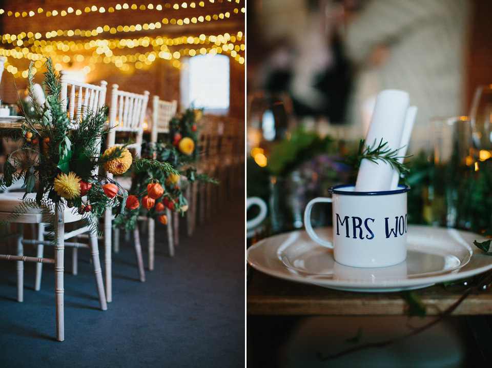 charlie brear wedding dress, godwick  hall norfolk, peach and jo photography, autumn weddings