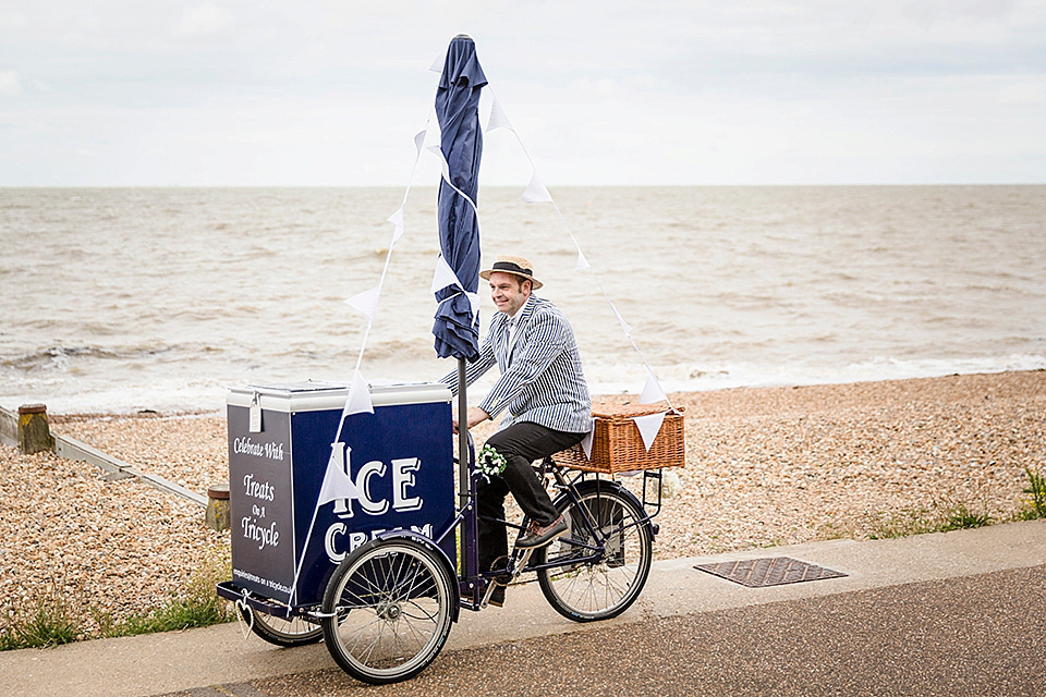 edwardian style wedding dress, sally lacock, whitstable wedding, catherine hill photography