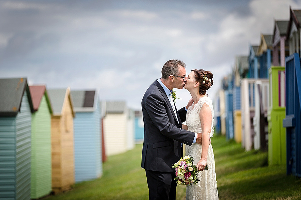 edwardian style wedding dress, sally lacock, whitstable wedding, catherine hill photography