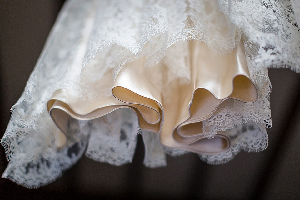 edwardian style wedding dress, sally lacock, whitstable wedding, catherine hill photography