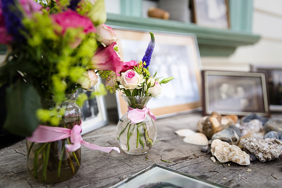 edwardian style wedding dress, sally lacock, whitstable wedding, catherine hill photography