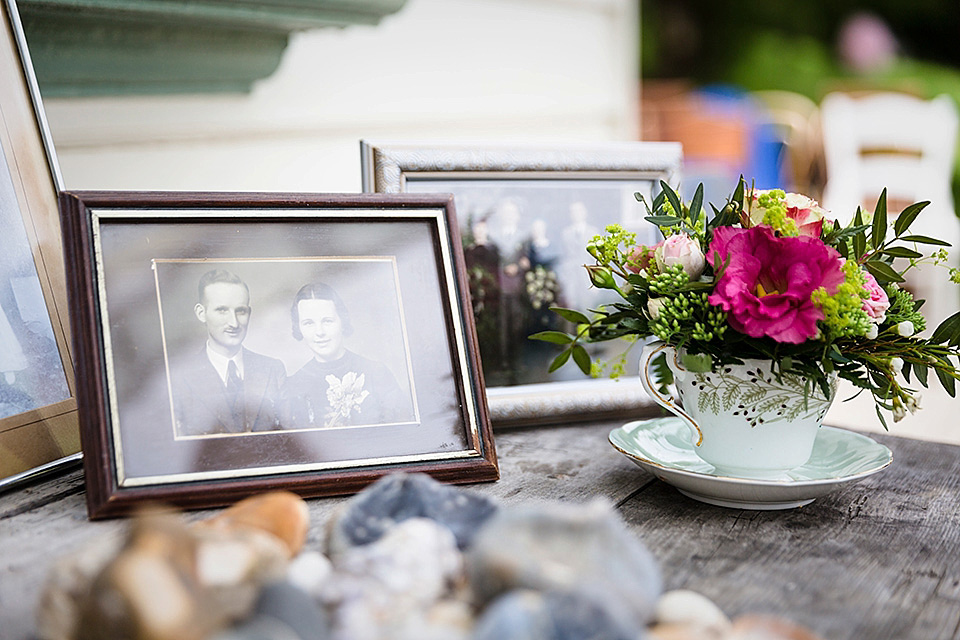 edwardian style wedding dress, sally lacock, whitstable wedding, catherine hill photography