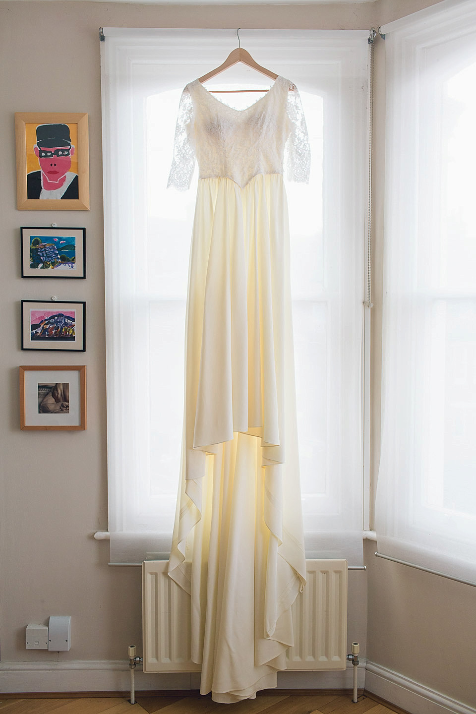 1940s vintage wedding dress