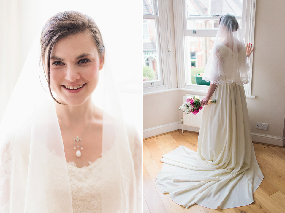 1940s vintage wedding dress