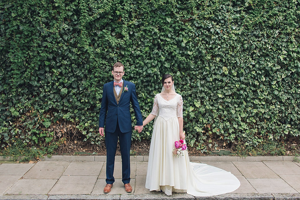 1940s vintage wedding dress