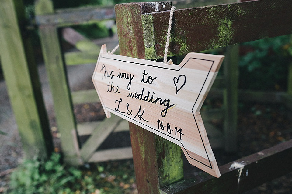 orange floral crown, brinkburn priory wedding