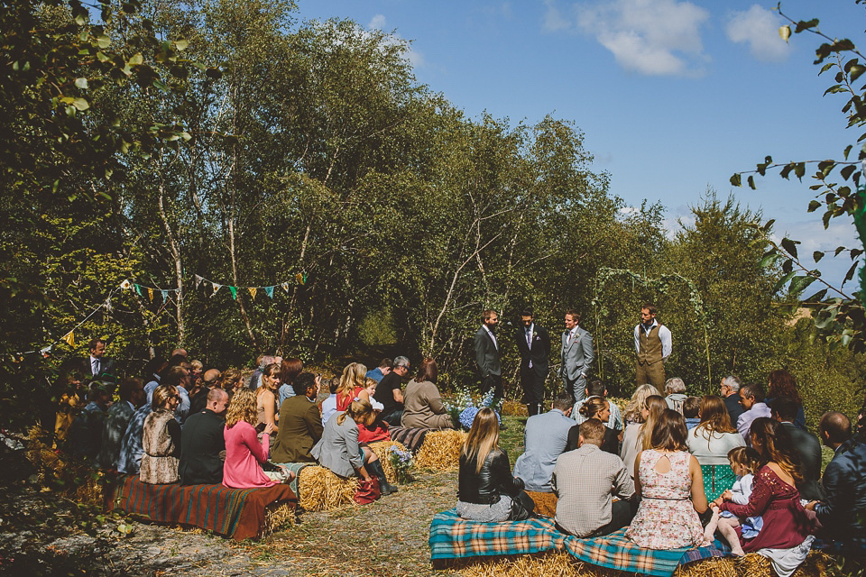 forest festival wedding, noel deasington photography, vera wang