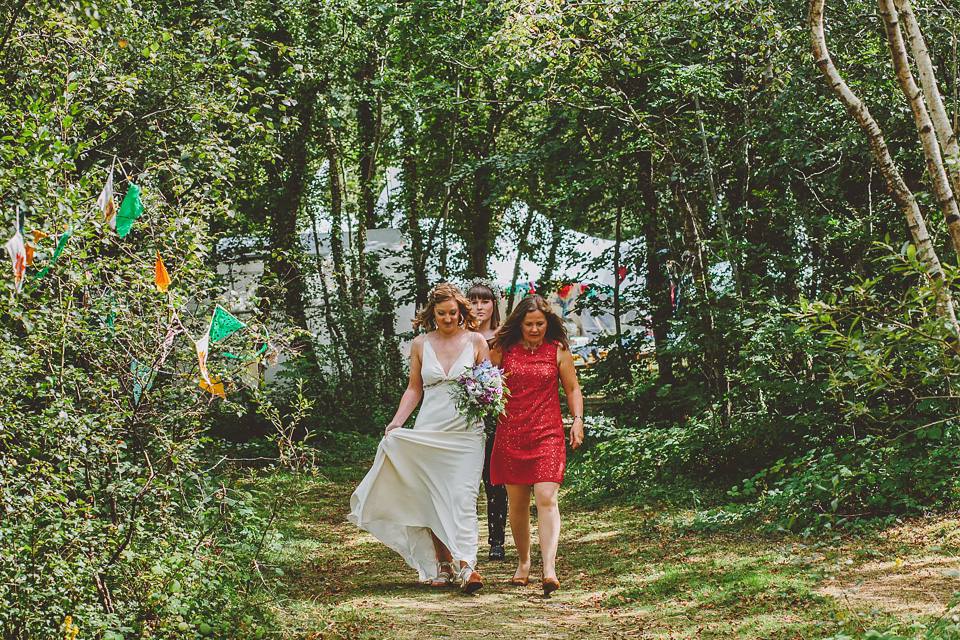 forest festival wedding, noel deasington photography, vera wang