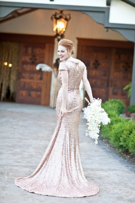 gold sequin wedding dress gibson bespoke