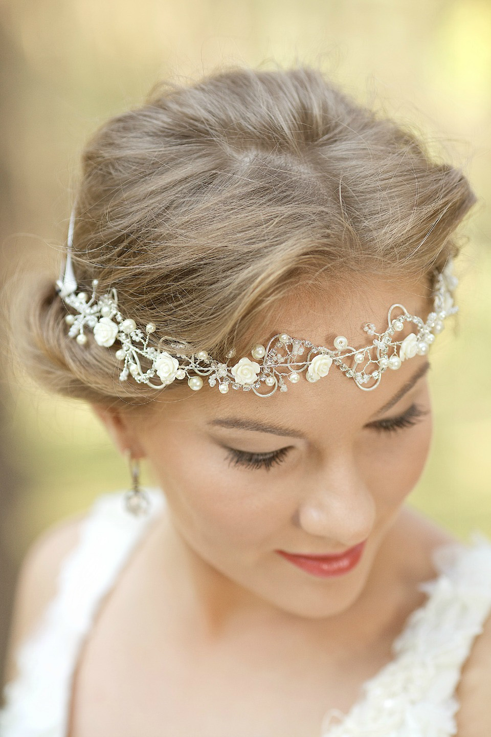 LeFlowers bridal, lace accessories, bridal headpieces