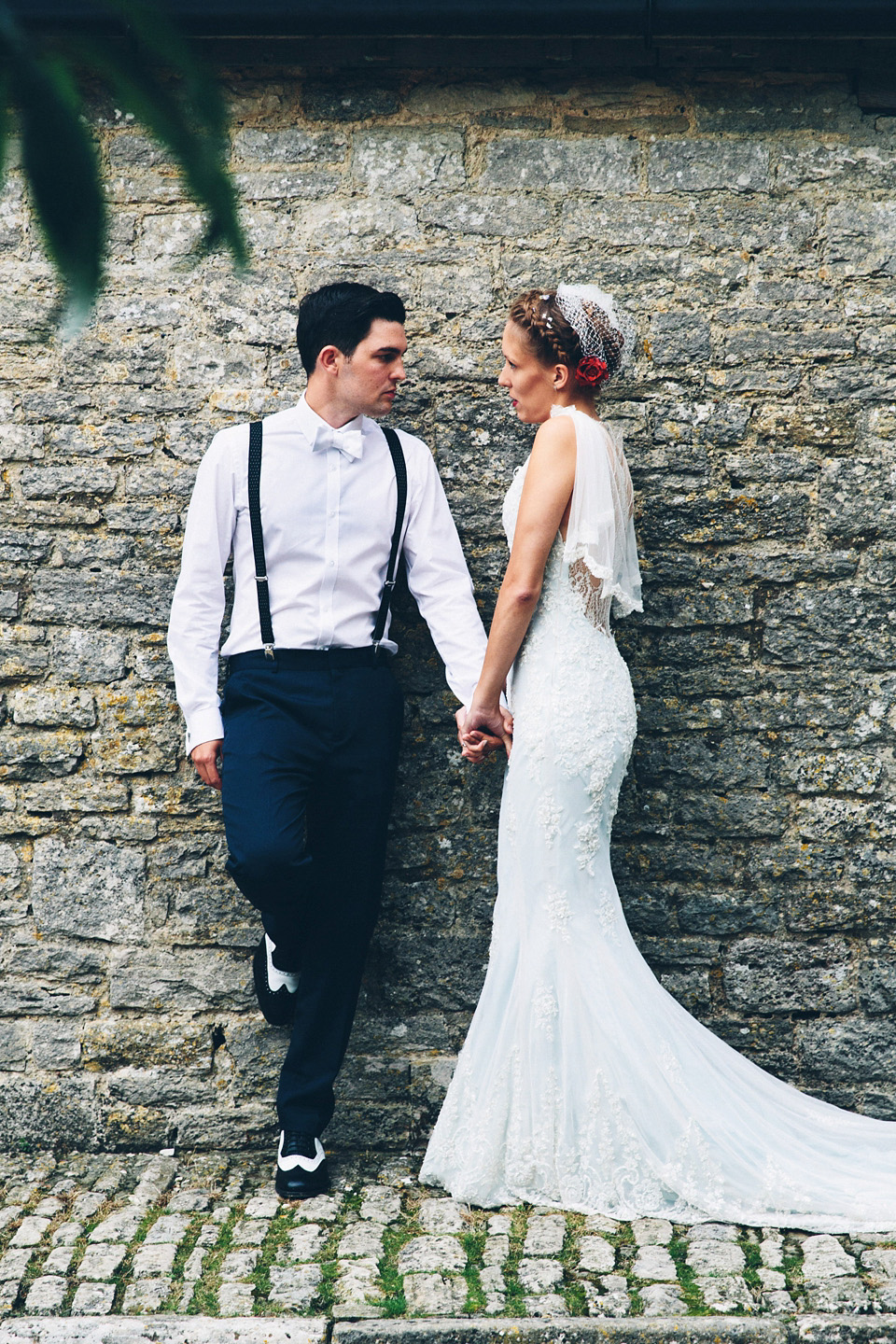 A bride wearing two dresses (including a Tadashi Shoji evening gown) for her glamorous, Gatsby inspired barn wedding. Photography by Mister Phill. mister phill photography, gastsby wedding, rustic barn wedding, tadashi shoji wedding dress