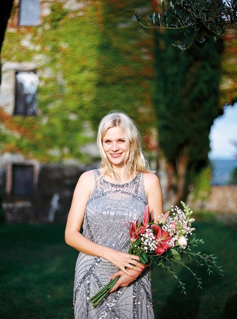 Cinzia Bruschini photography, italian weddings, weddings in italy, temperley london wedding dress, wax flower headpiece