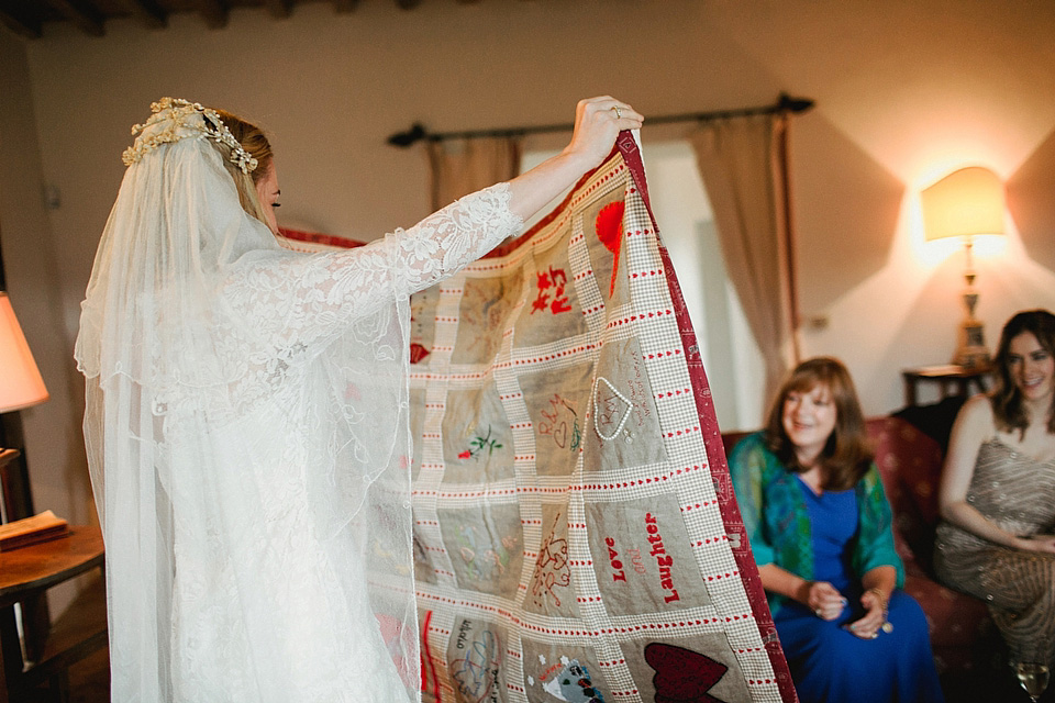 Cinzia Bruschini photography, italian weddings, weddings in italy, temperley london wedding dress, wax flower headpiece