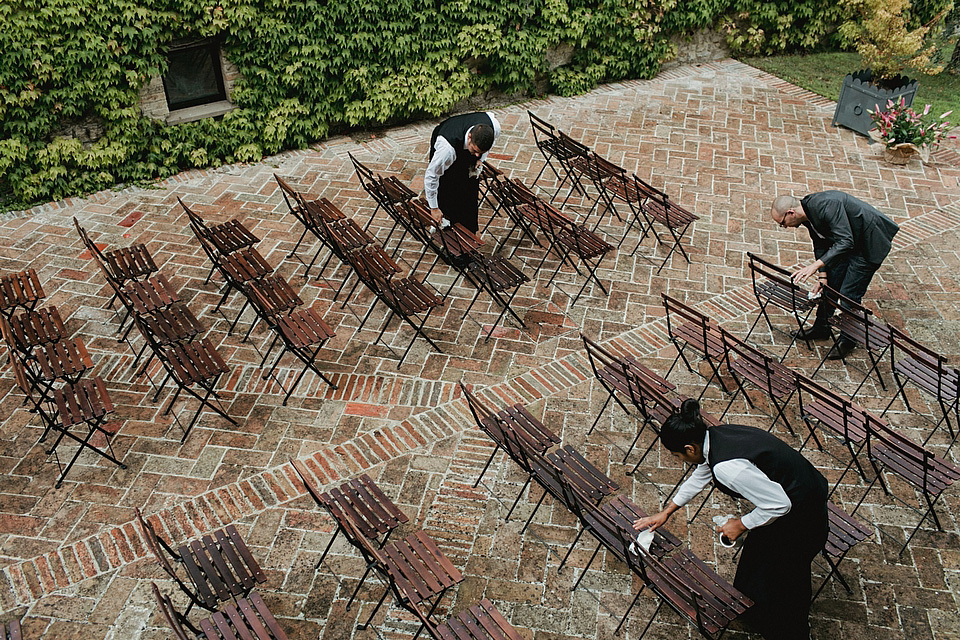 Cinzia Bruschini photography, italian weddings, weddings in italy, temperley london wedding dress, wax flower headpiece