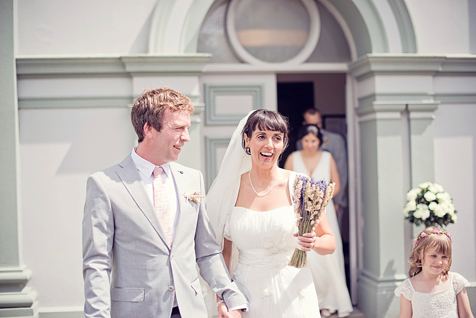 seaside wedding, anoushka g wedding dress, pastel wedding