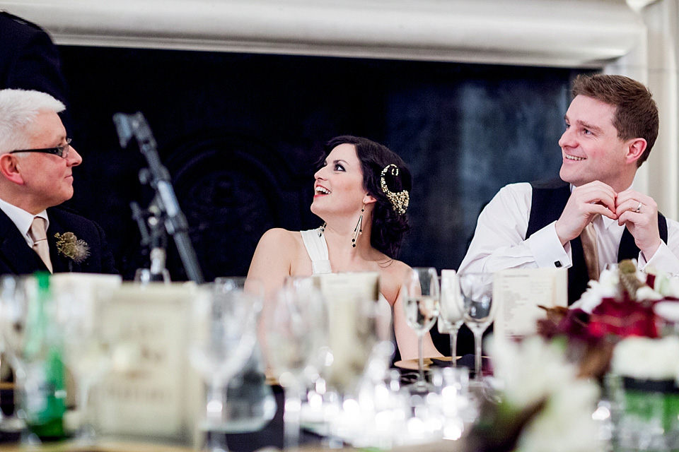 amanda wakeley, Hopetoun House near Edinburgh, nikki leadbetter photography, black and gold wedding