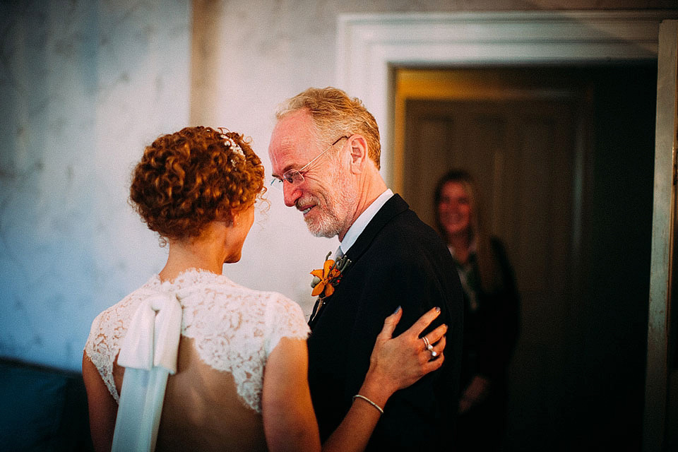 david fielden, backless wedding dress, lawson photography