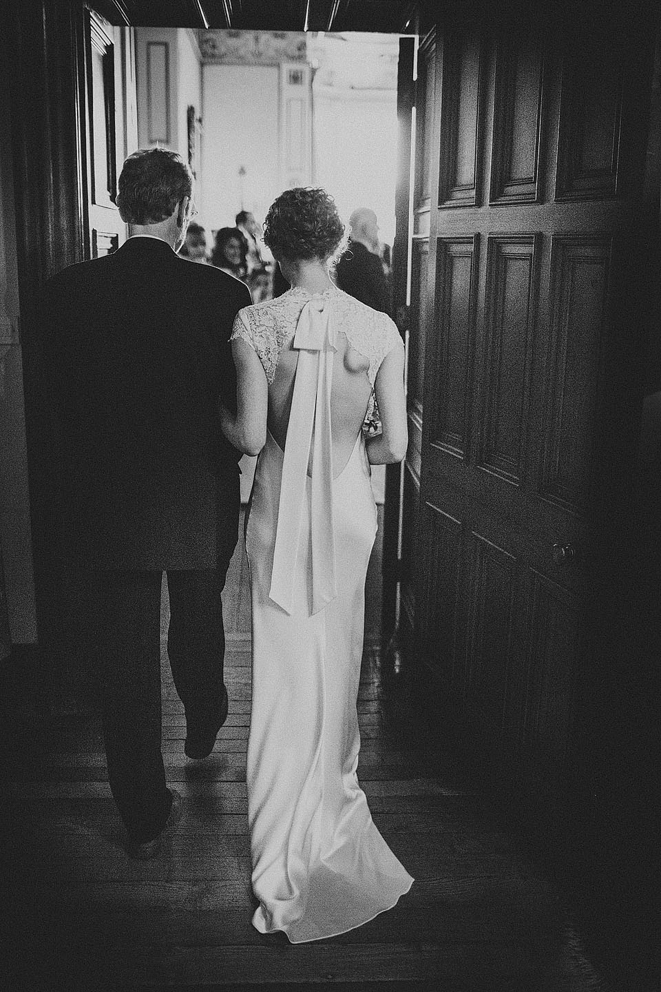 david fielden, backless wedding dress, lawson photography