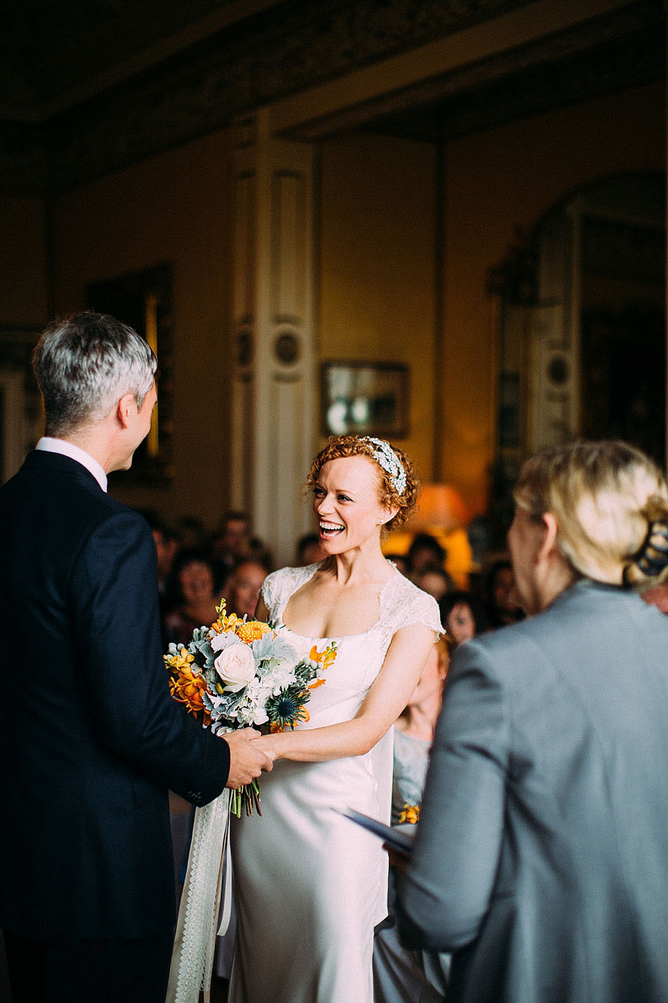 david fielden, backless wedding dress, lawson photography