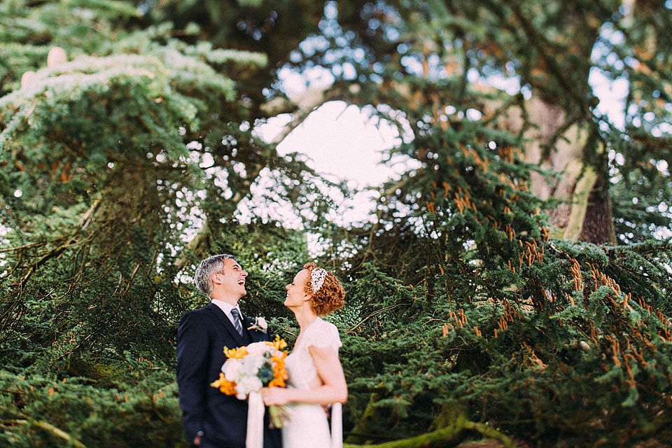 david fielden, backless wedding dress, lawson photography