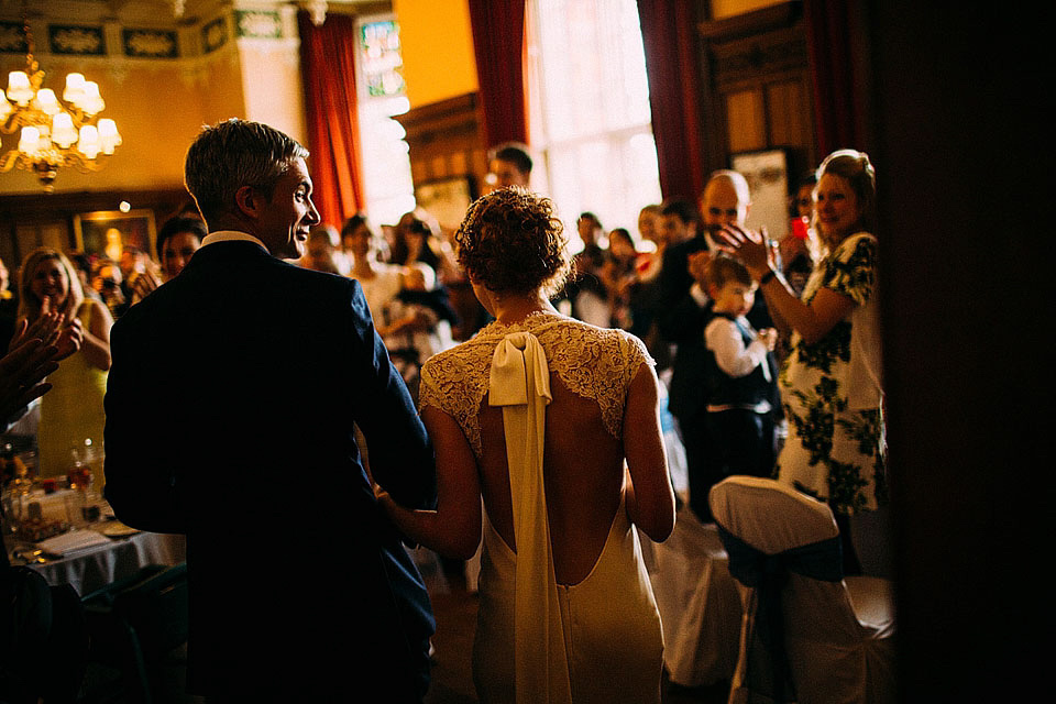 david fielden, backless wedding dress, lawson photography