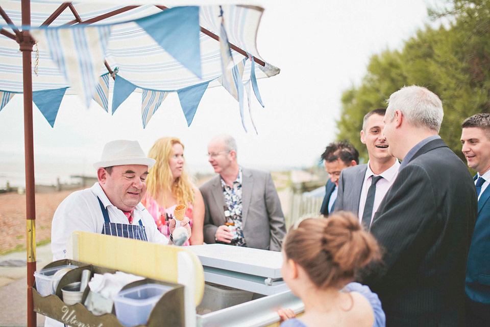 catherine deane wedding dress, whitstable wedding, beach wedding, diy wedding, sarah jane ethan