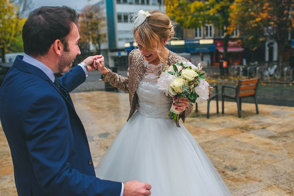 candy anthony, islington town hall wedding, first look weddings, miki photography