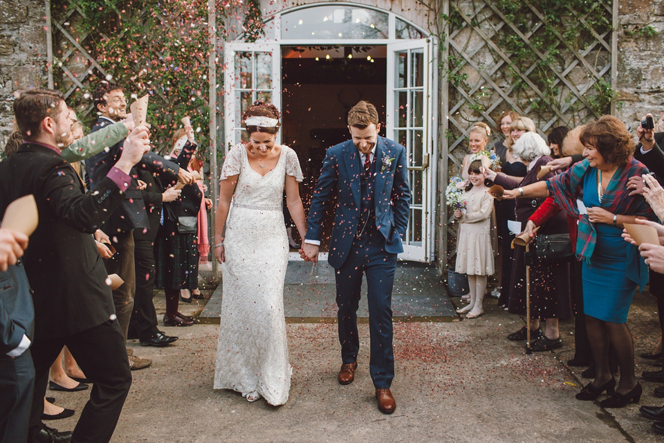 hermione phase eight, phase eight wedding dress, christopher currie photography, scottish wedding, aswanley