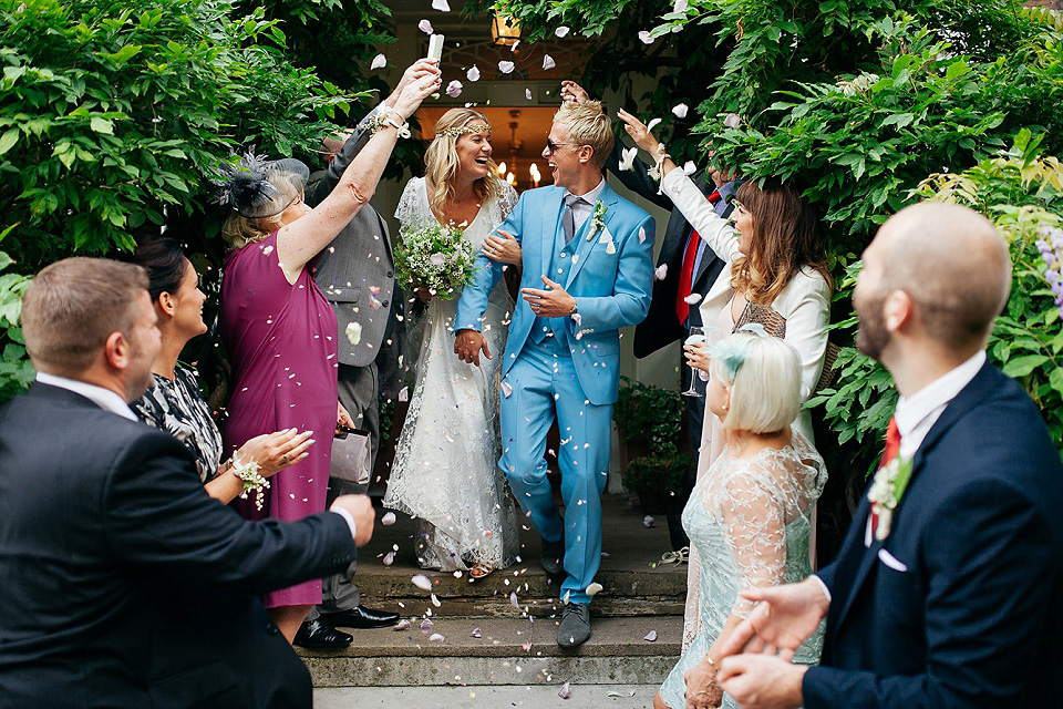 A Delphine Manivet Gown for a Bohemian Bride and her Intimate