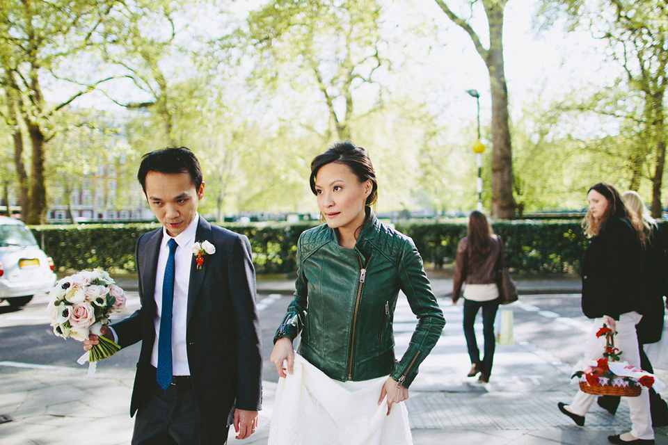 monique lhuillier, claridge's wedding, david jenkins photography, charley beard london bride