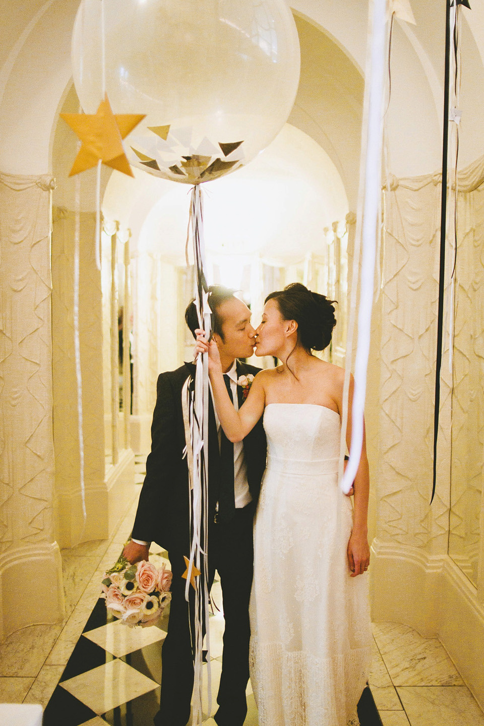 monique lhuillier, claridge's wedding, david jenkins photography, charley beard london bride