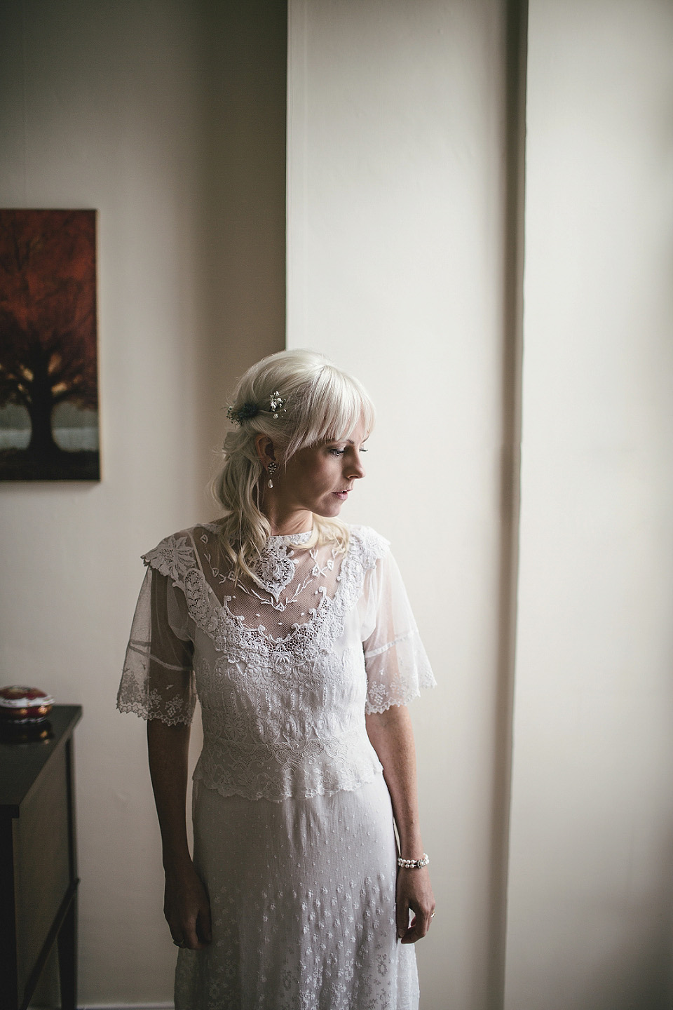 edwardian wedding dress, jane bourvis, handfasting, woodland weddings, kat hill photography