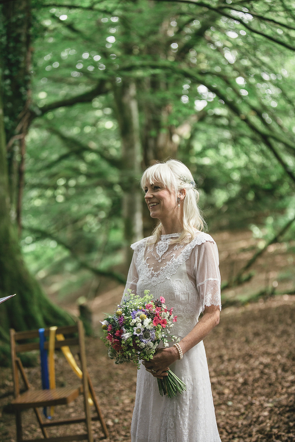 edwardian wedding dress, jane bourvis, handfasting, woodland weddings, kat hill photography