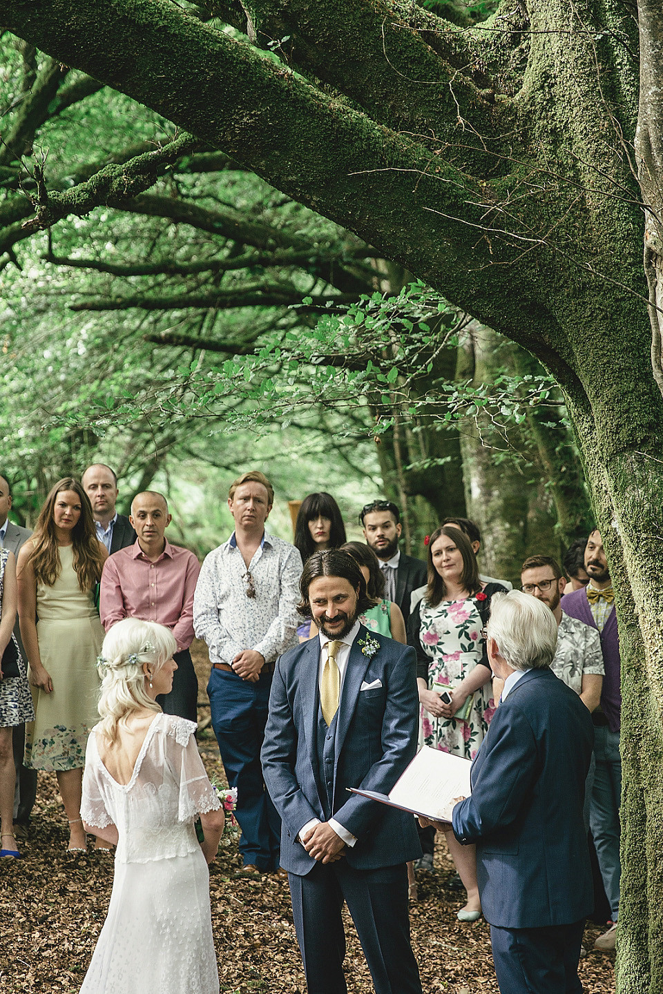 edwardian wedding dress, jane bourvis, handfasting, woodland weddings, kat hill photography