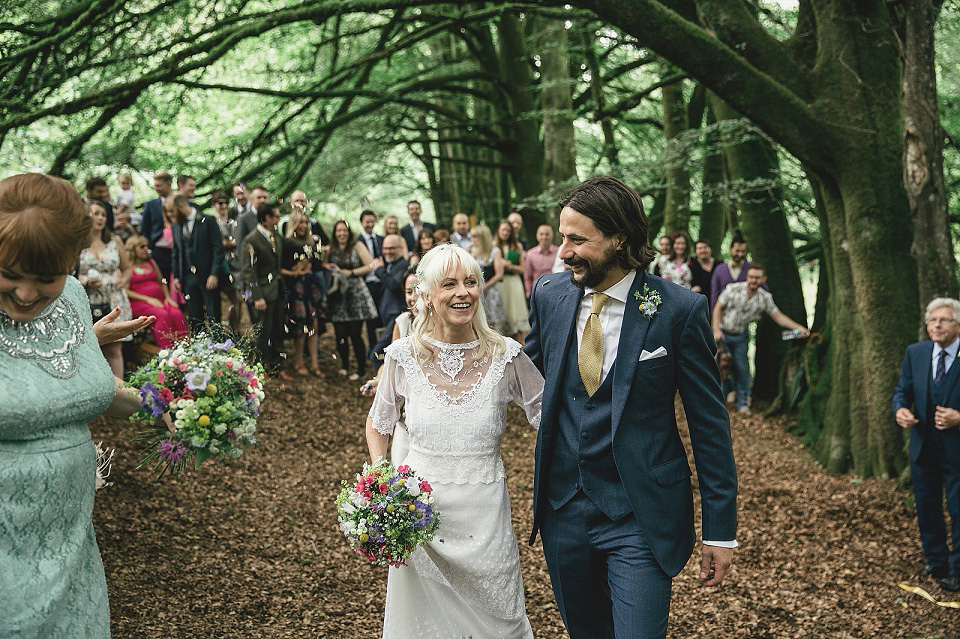 edwardian wedding dress, jane bourvis, handfasting, woodland weddings, kat hill photography