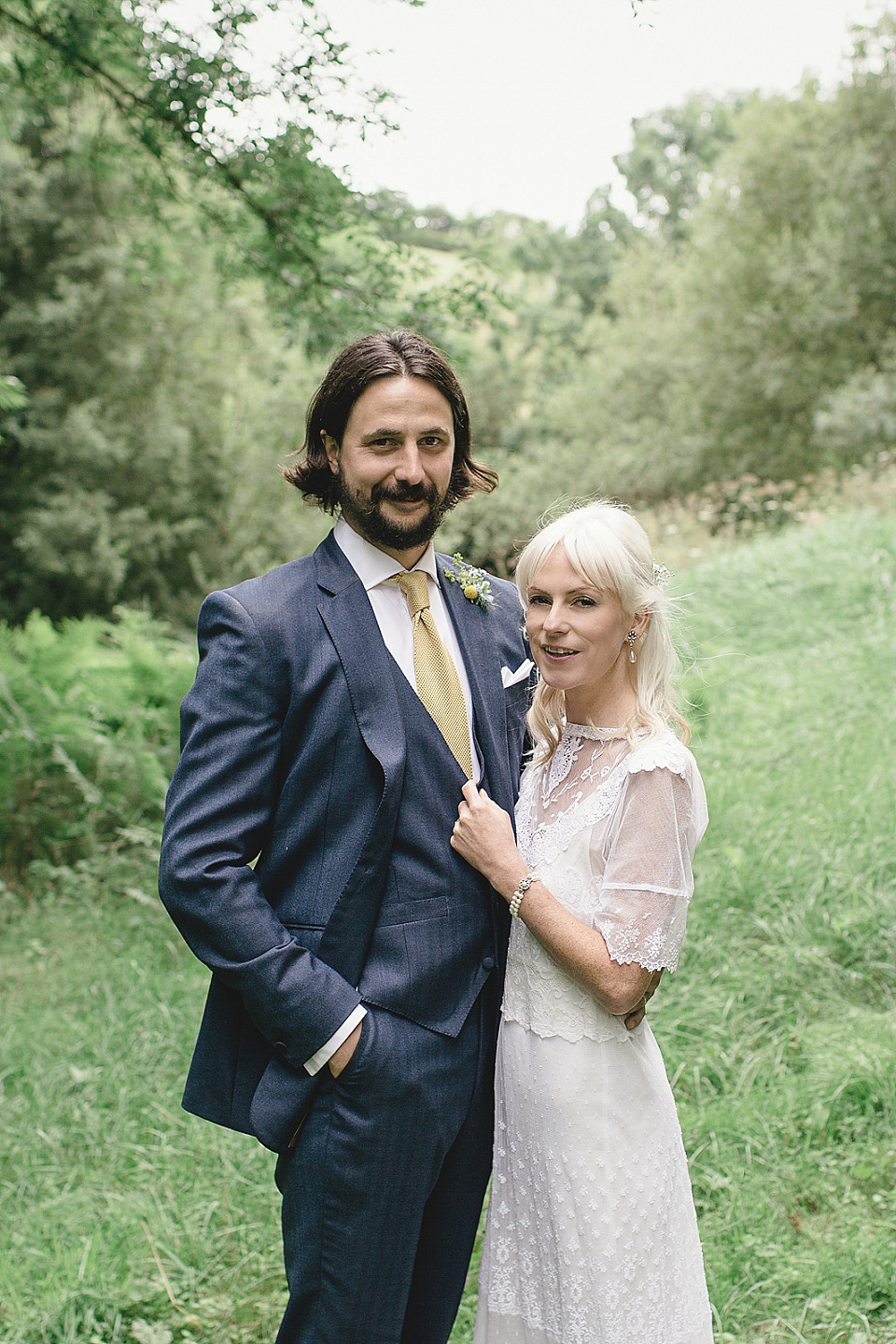 edwardian wedding dress, jane bourvis, handfasting, woodland weddings, kat hill photography