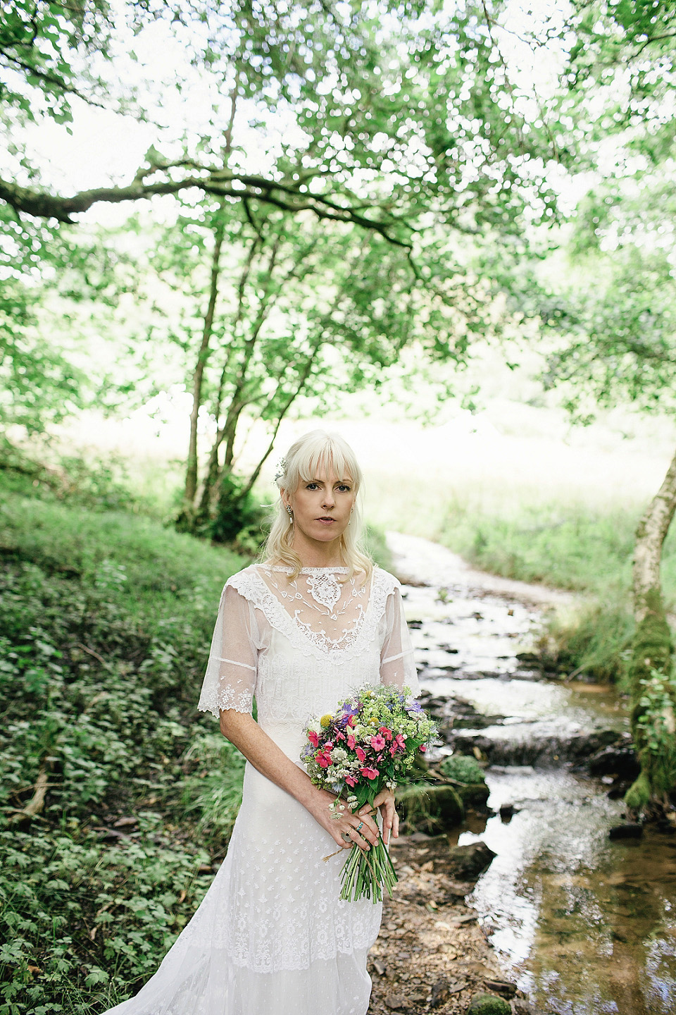 edwardian wedding dress, jane bourvis, handfasting, woodland weddings, kat hill photography