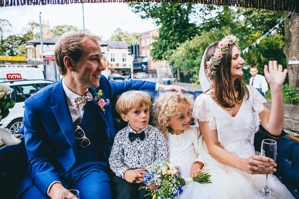 edwardian inspired wedding dress, kate beaumont, leeds city centre wedding