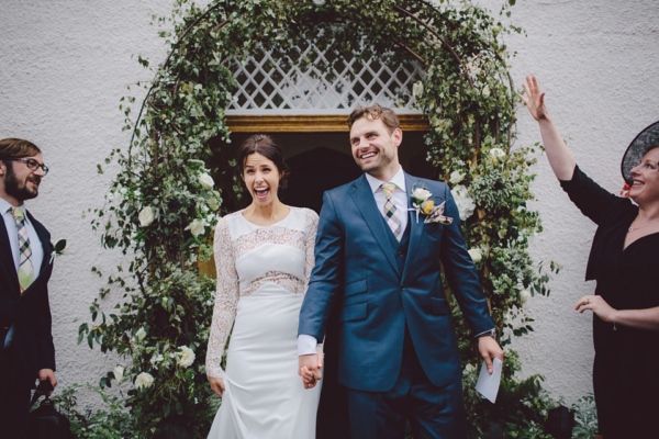 A Rime Arodaky Dress and Spectacular Scottish Castle Wedding