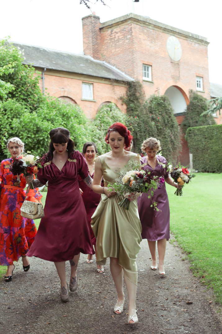 gold wedding dress, kate beaumont wedding dress, walcott hall, milly colley photography